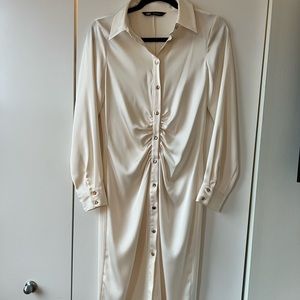 Silly Zara button dress - S